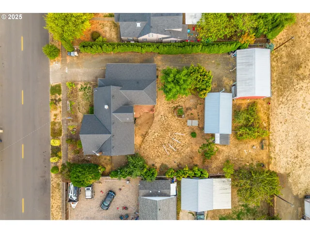 a view of a city & street