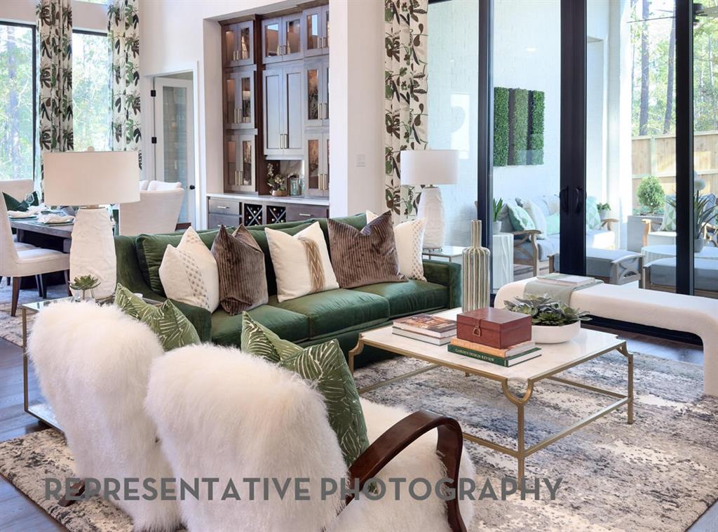 3625 Meander Way Prosper, TX 75078 - Photo 12 of 40 a living room with furniture and large windows
