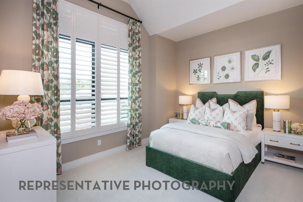 3625 Meander Way Prosper, TX 75078 - Photo 34 of 40 a bedroom with a bed and a window