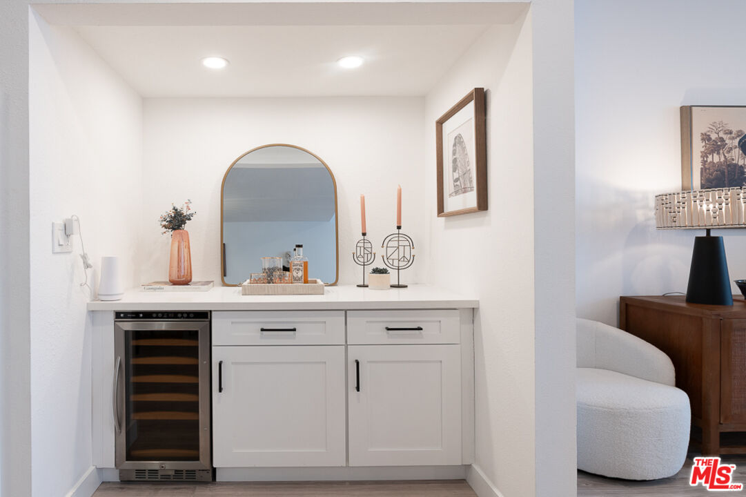 839 Larrabee Street, Unit 6 West Hollywood, CA 90069 - Photo 11 of 34 a view of living room with furniture and wooden floor