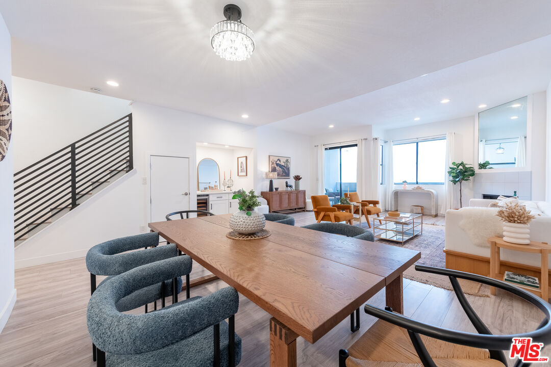 839 Larrabee Street, Unit 6 West Hollywood, CA 90069 - Photo 14 of 34 a living room with furniture and wooden floor