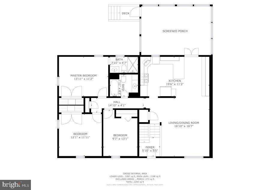 8818 Fort Hunt Road Alexandria, VA 22308 - Photo 39 of 40 Upper Level Floor Plan
