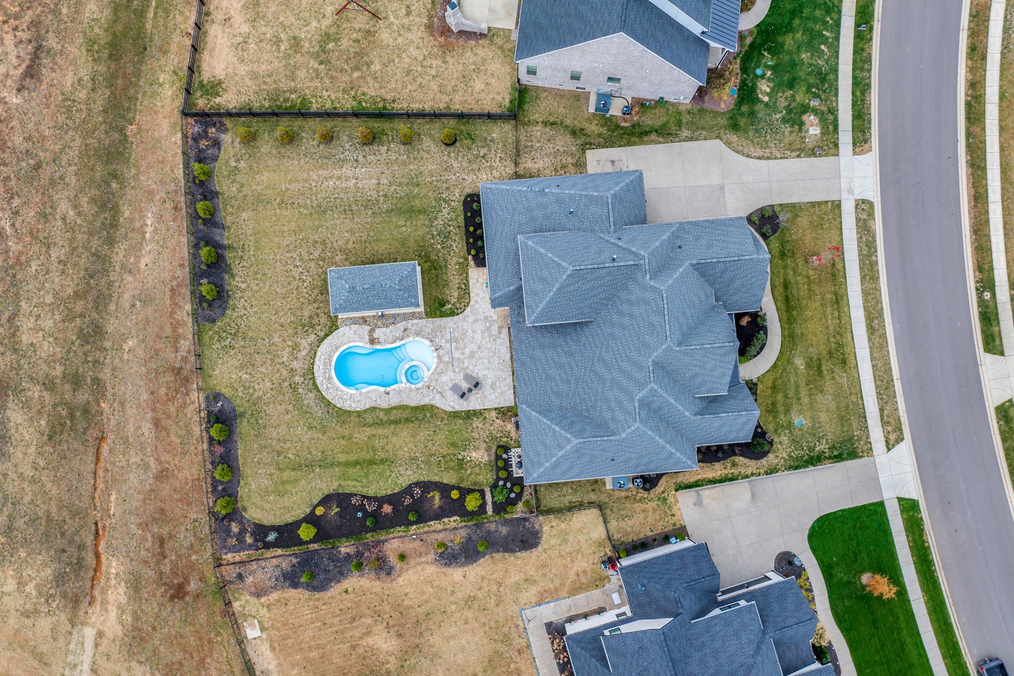5821 Wagonvale Drive Arrington, TN 37014 - Photo 3 of 69 an aerial view of a house with a yard