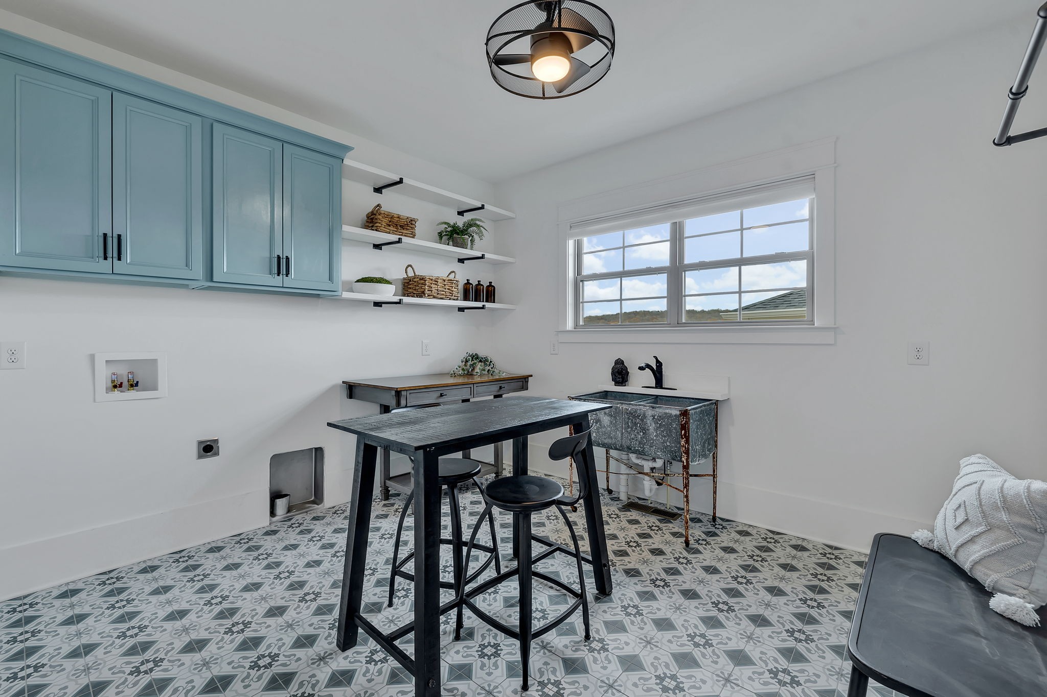 5821 Wagonvale Drive Arrington, TN 37014 - Photo 42 of 69 a view of a workspace area with furniture and wooden floor
