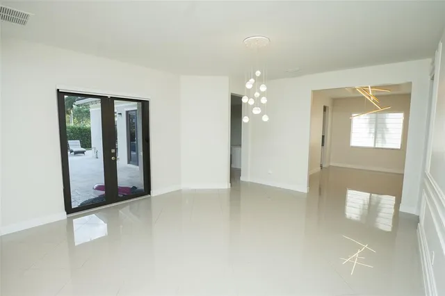 wooden floor in a room