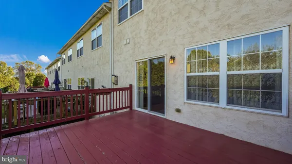 a view of porch with wooden floor and fence