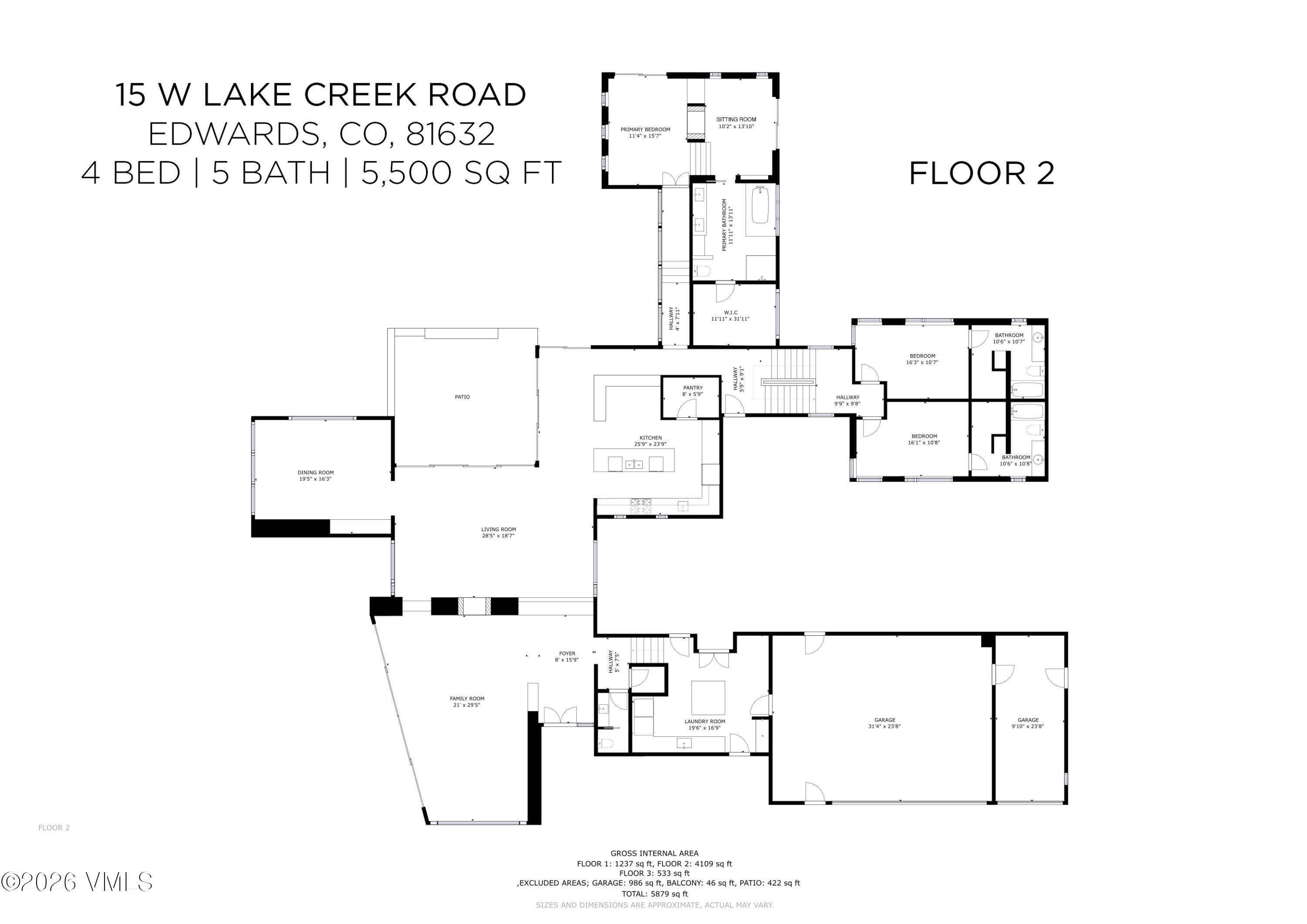 15 West Lake Creek Road Edwards, CO 81632 - Photo 28 of 29 15 W Lake Creek Floor 2