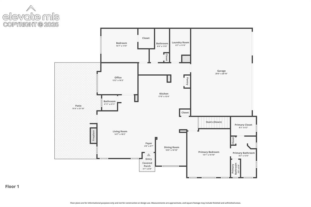 13184 Cake Bread Heights Colorado Springs, CO 80921 - Photo 45 of 47 Main Floor