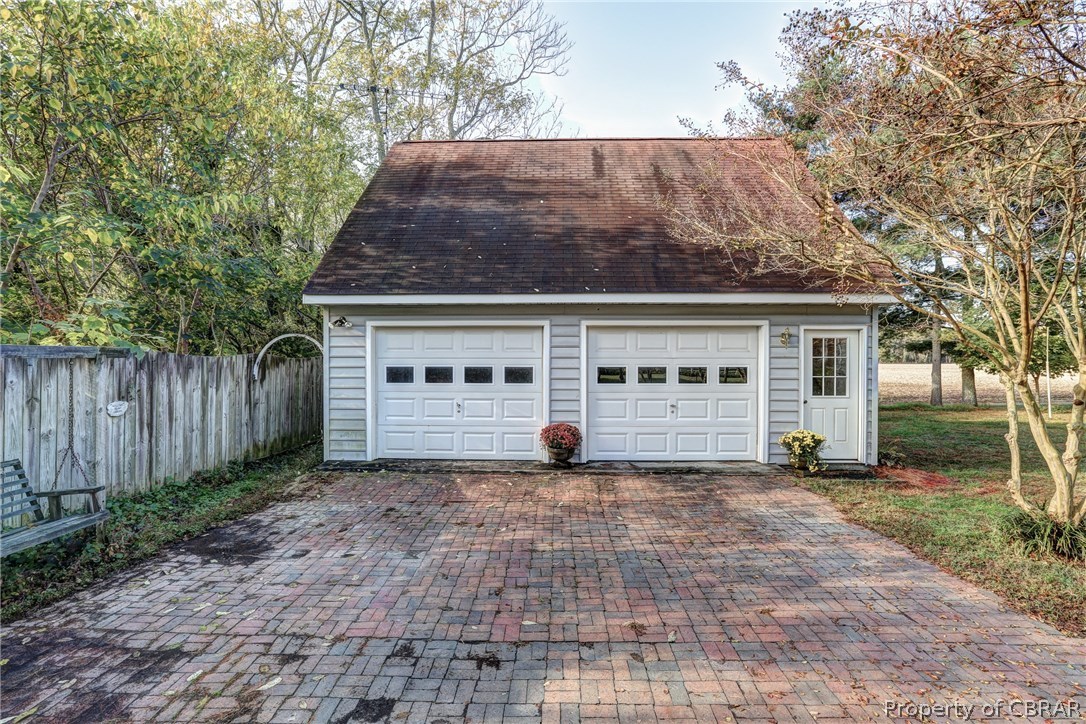 15 Paynes Shop Road Lancaster, VA 22503 - Photo 20 of 26 Detached 2 car garage with finished room above.