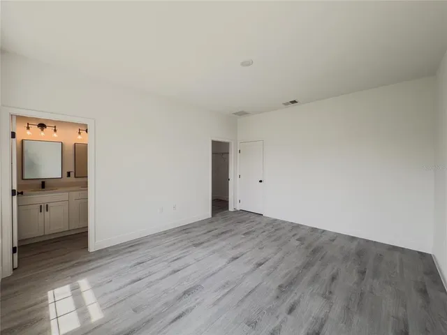 wooden floor in an empty room