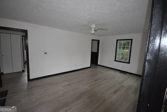 wooden floor in an empty room
