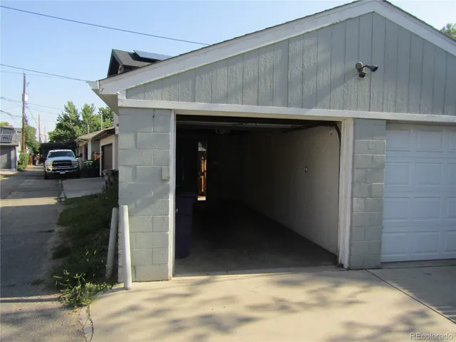 a backyard of a house