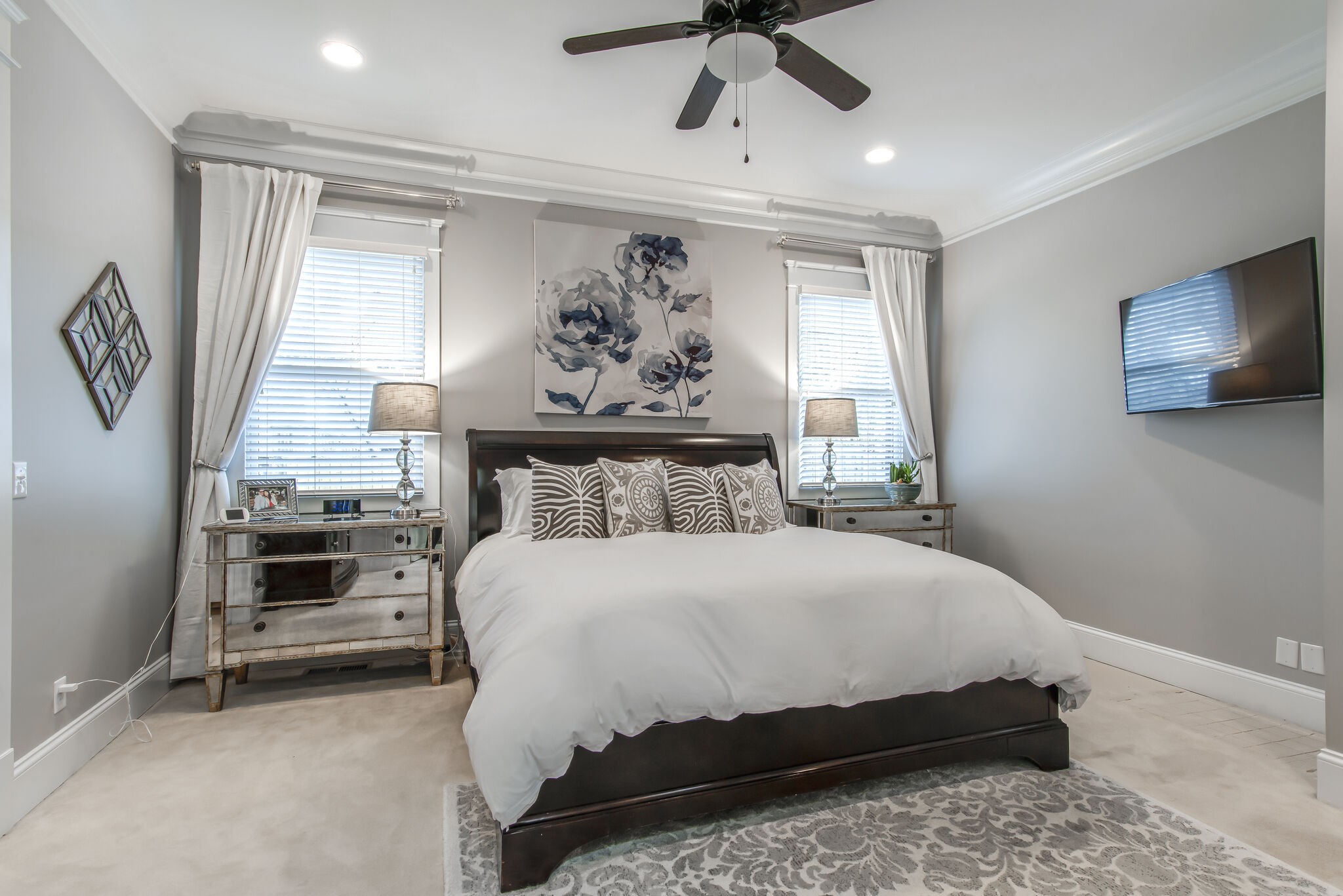 706 Crescent Road Nashville, TN 37205 - Photo 10 of 27 a bedroom with a bed and a window