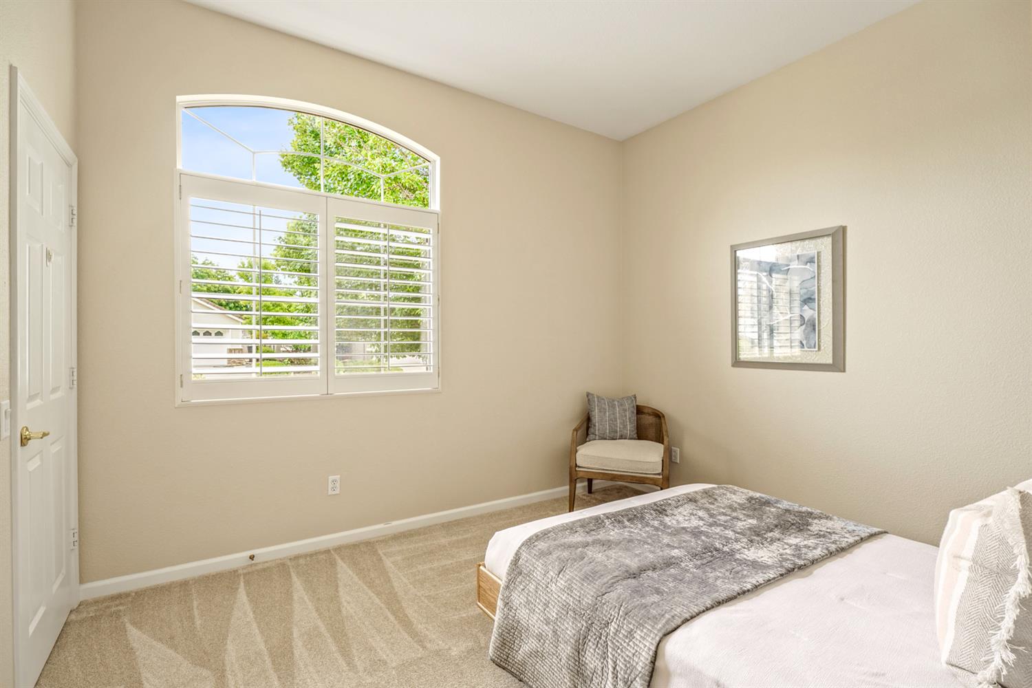 4081 Rose Creek Road Roseville, CA 95747 - Photo 34 of 52 a bedroom with a bed and a window