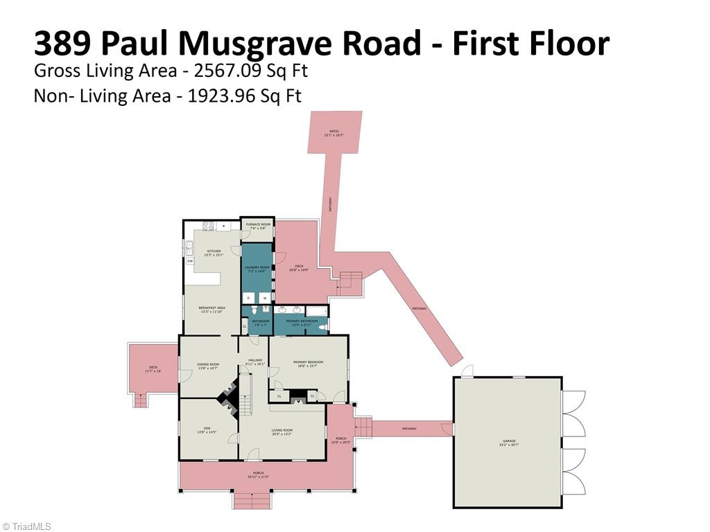 389 Paul Musgrave Road Lexington, NC 27292 - Photo 36 of 38 First floor