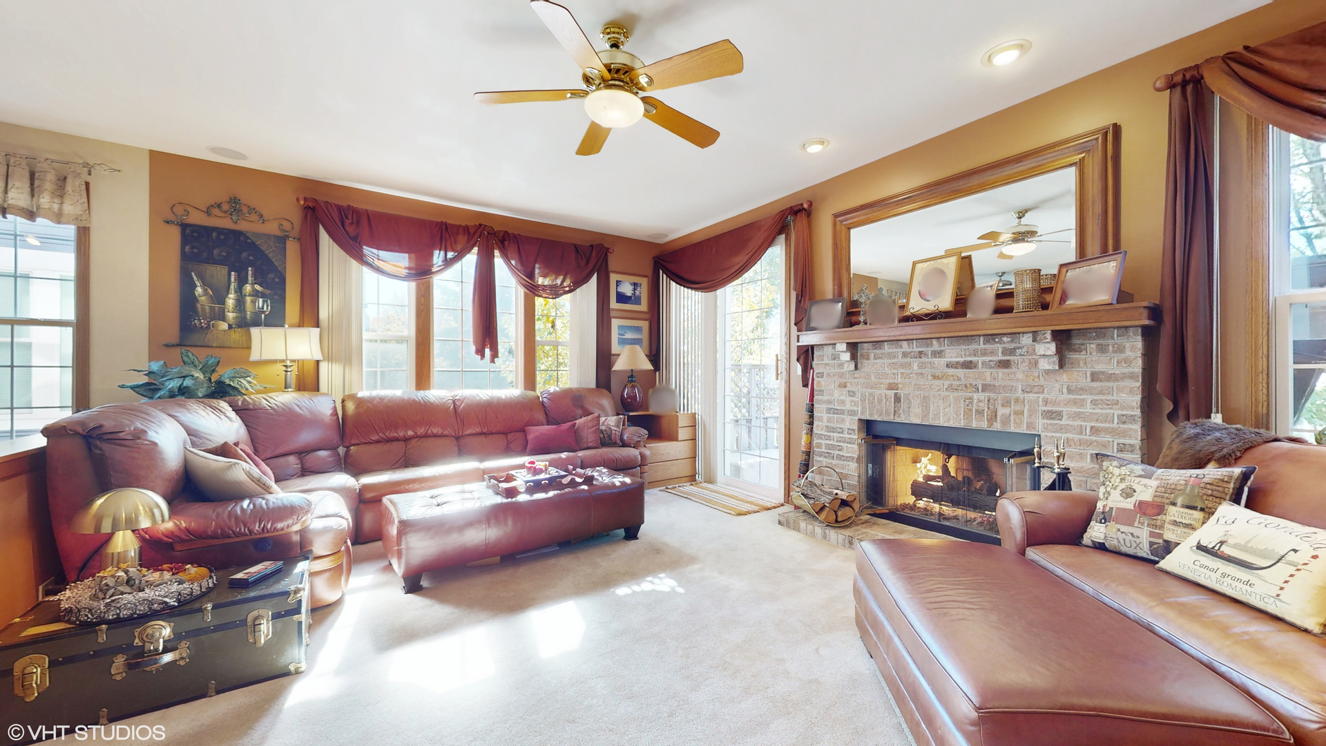 1640 Newton Avenue Park Ridge, IL 60068 - Photo 13 of 50 a living room with furniture fireplace and a large window