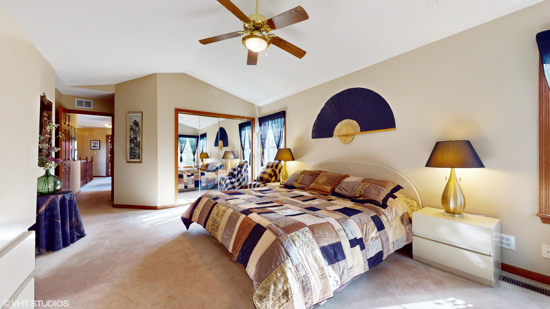 1640 Newton Avenue Park Ridge, IL 60068 - Photo 19 of 50 a bedroom with a bed and ceiling fan