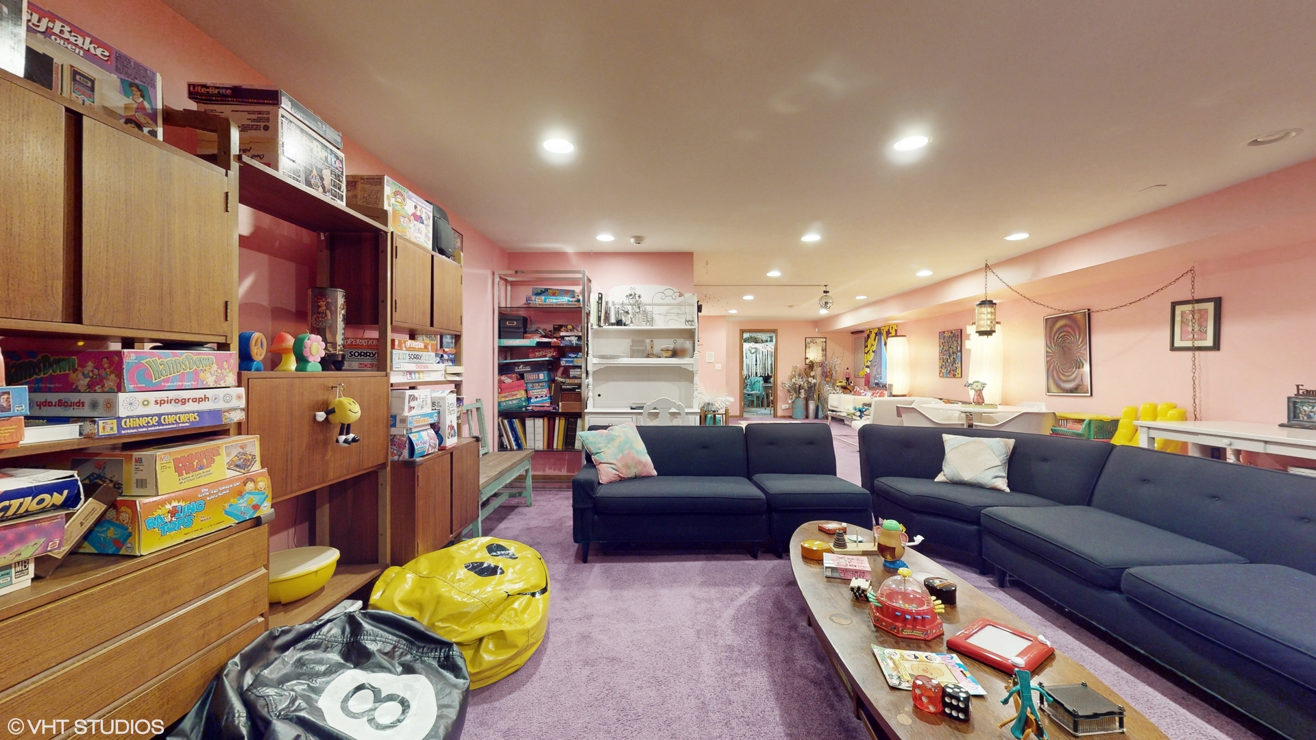 1640 Newton Avenue Park Ridge, IL 60068 - Photo 33 of 50 a living room with furniture a couch and a chandelier