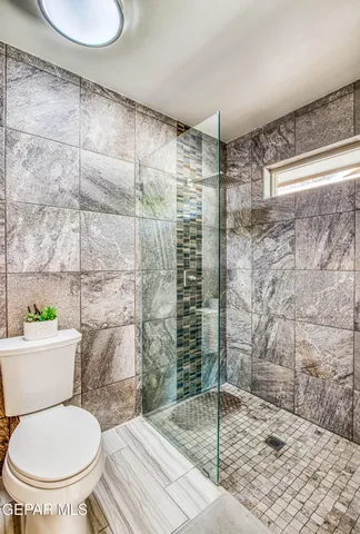 a view of a city with tall buildings