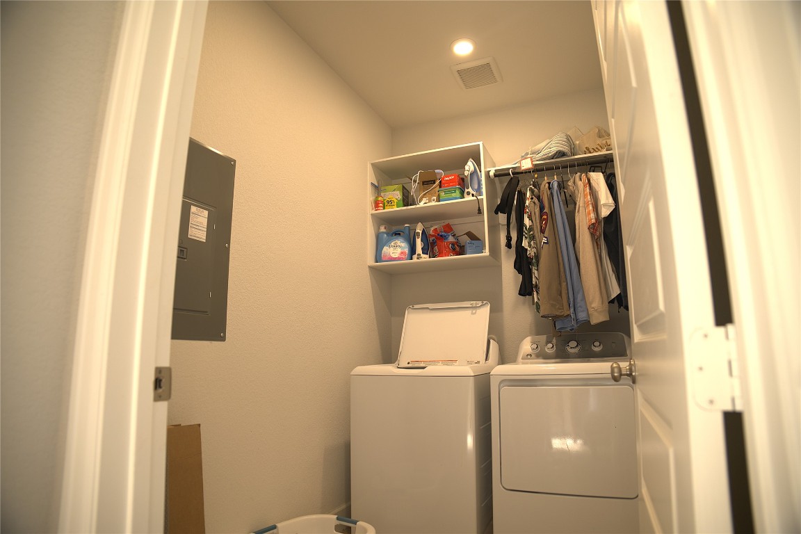 284 Kimble Creek Loop Kyle, TX 78640 - Photo 18 of 32 a view of storage and utility room