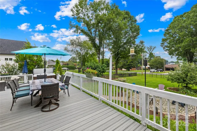 a view of a chair and tables