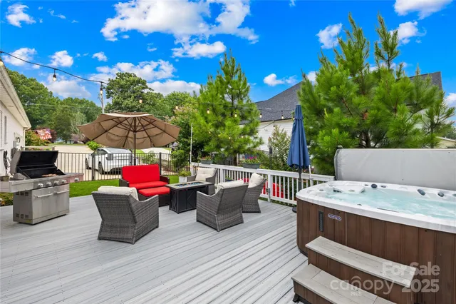 a outdoor living space with furniture and garden view