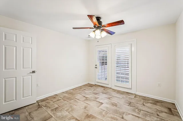 a view of an empty room