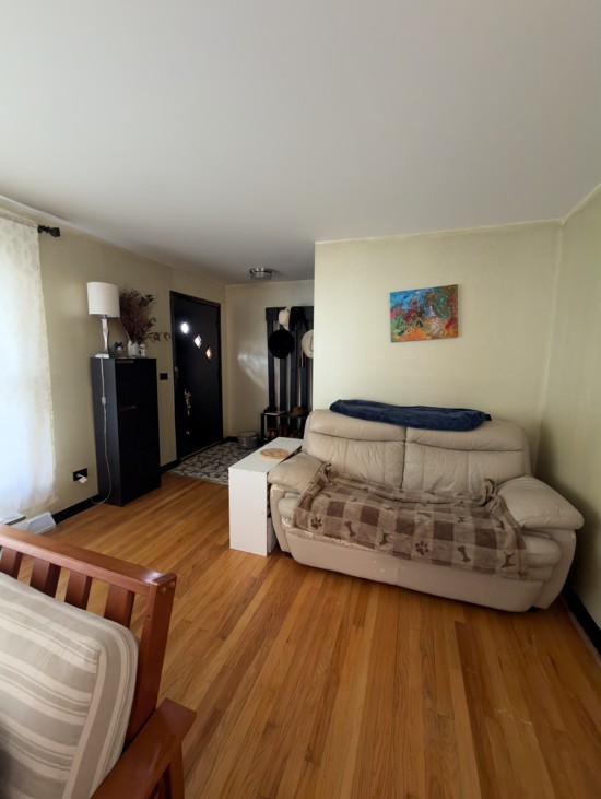 2571 Suffield Street Des Plaines, IL 60016 - Photo 2 of 10 a living room with furniture and a wooden floor