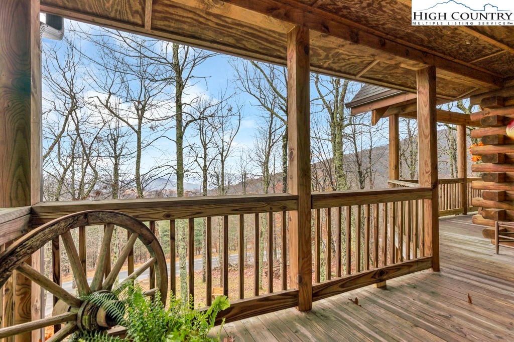 3043 Junaluska Road Boone, NC 28607 - Photo 42 of 49 a view of staircase with a glass door