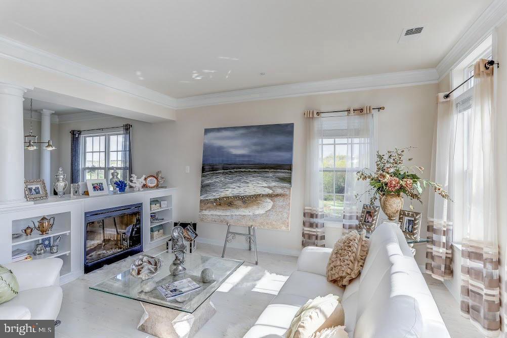 1838 B Monocacy View Circle, Unit 55B Frederick, MD 21701 - Photo 4 of 28 a living room with furniture and a fireplace