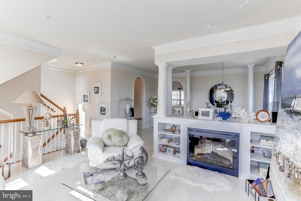 1838 B Monocacy View Circle, Unit 55B Frederick, MD 21701 - Photo 5 of 28 a living room with furniture and a fireplace