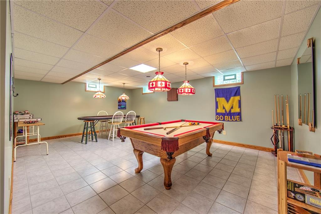 2857 Winner Road Clark, PA 16113 - Photo 22 of 25 Game room with pool table and card table which can be included in the sale.