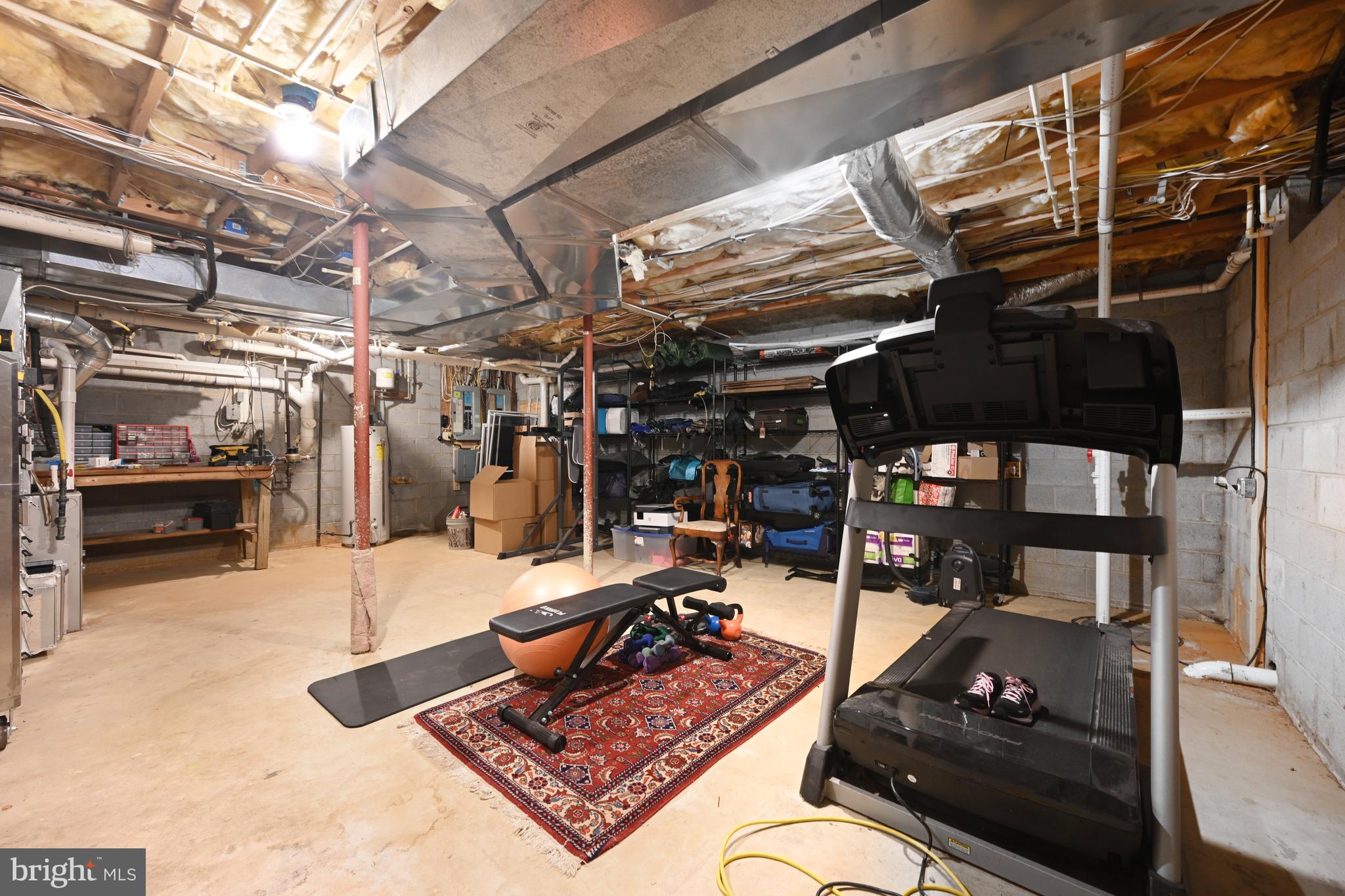 8811 Jones Mill Road Chevy Chase, MD 20815 - Photo 41 of 44 Expansive Storage Room (potential for finished spa