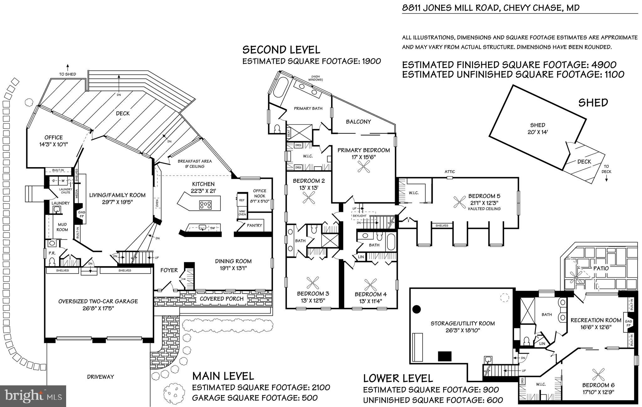 8811 Jones Mill Road Chevy Chase, MD 20815 - Photo 44 of 44 Floor Plan