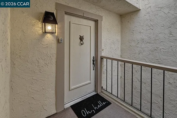 a view of a balcony