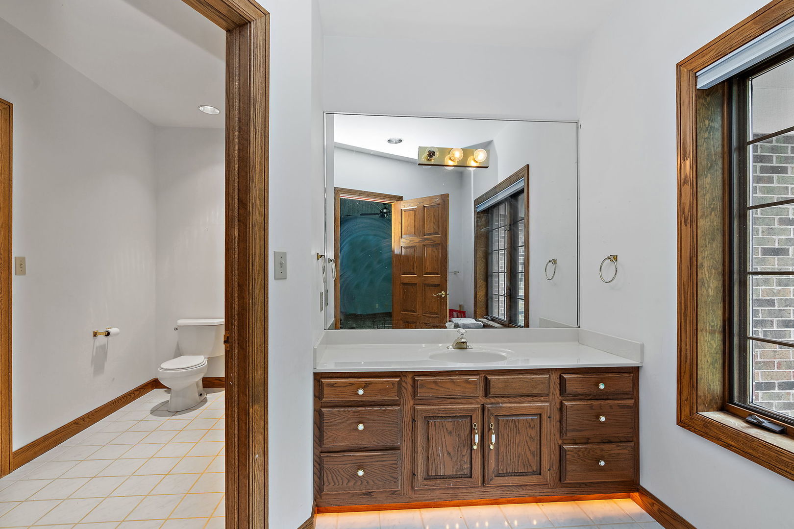 345 Bethany Road DeKalb, IL 60115 - Photo 28 of 71 a bathroom with a sink and a mirror