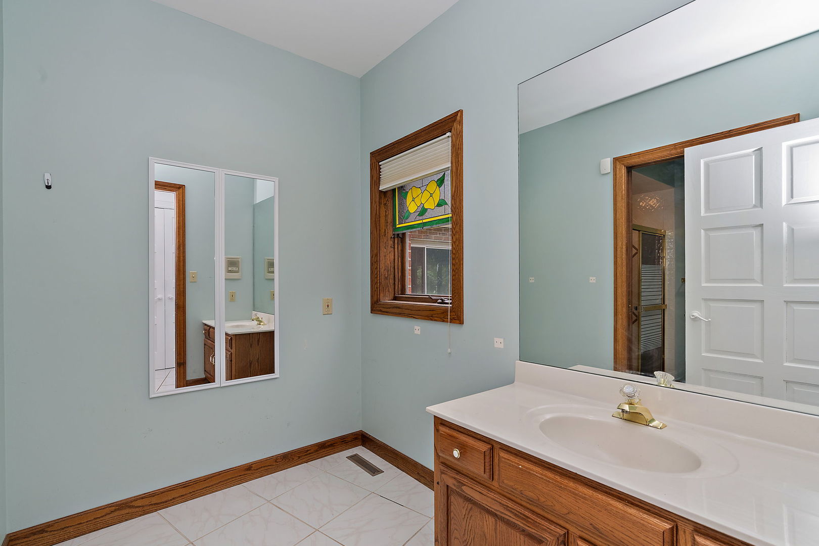 345 Bethany Road DeKalb, IL 60115 - Photo 39 of 71 a bathroom with a sink and a mirror