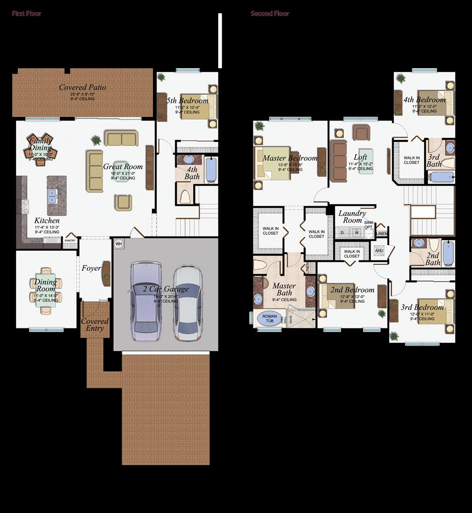 15393 Blue River Road Delray Beach, FL 33446 - Photo 57 of 57 Capri Floorplan