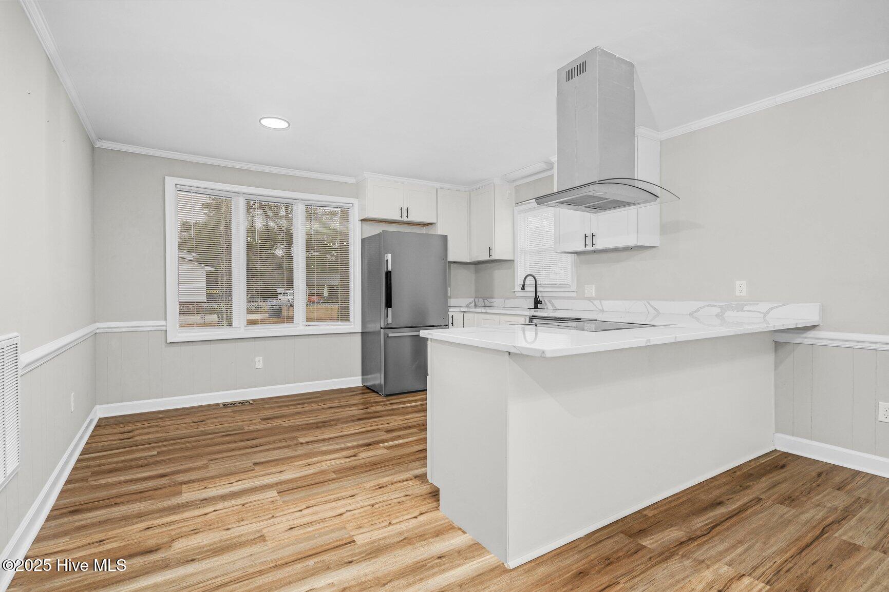 1800 Springfield Road Rocky Mount, NC 27801 - Photo 12 of 26 Eat-In Kitchen features a functional bar able to accommodate bar stools!