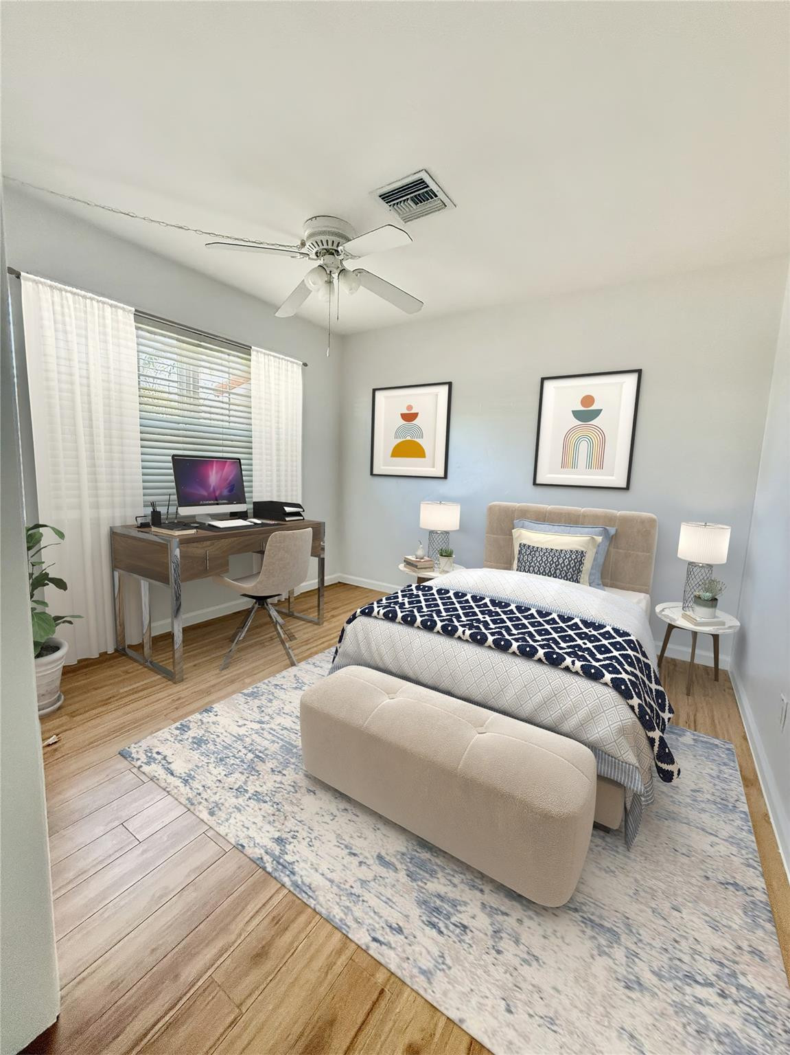 341 Southeast 8th Street Pompano Beach, FL 33060 - Photo 25 of 56 a bed room with a bed and furniture