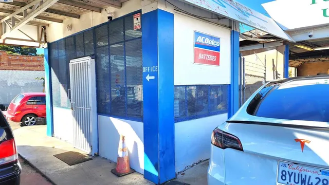 a view of a shop in a room