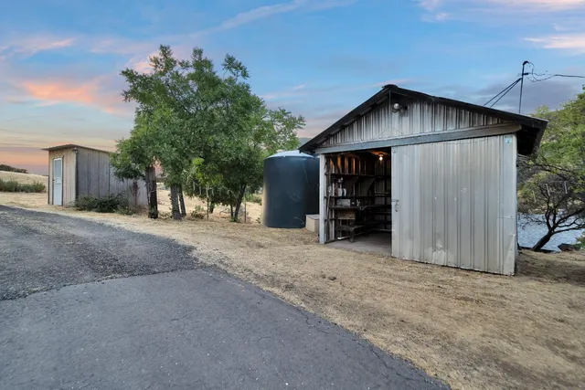 a view of a house with an outdoor space