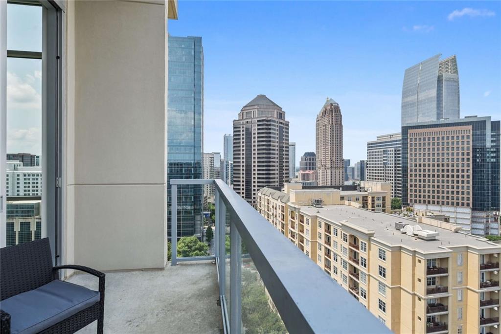 205 12th Street Northeast, Unit 3 Atlanta, GA 30309 - Photo 20 of 24 a view of balcony with furniture