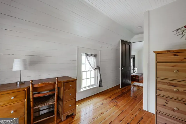 a view of a yard in front of a house