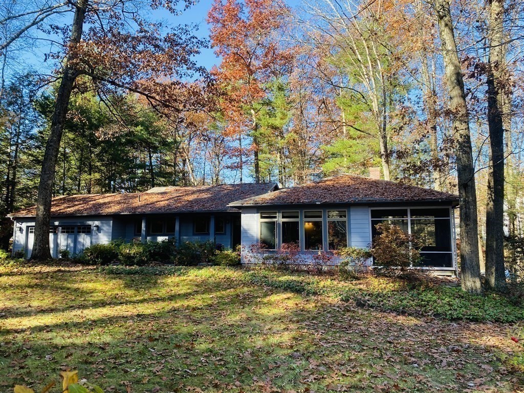 32 Aubinwood Road Amherst, MA 01002 - Photo 39 of 42 a view of a house with swimming pool and a large tree