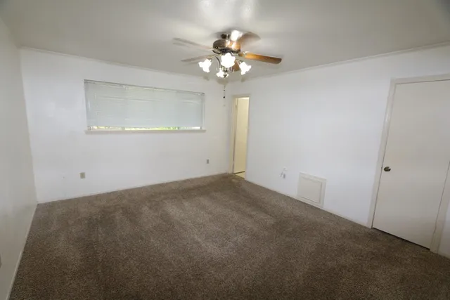 a view of a chandelier in a room