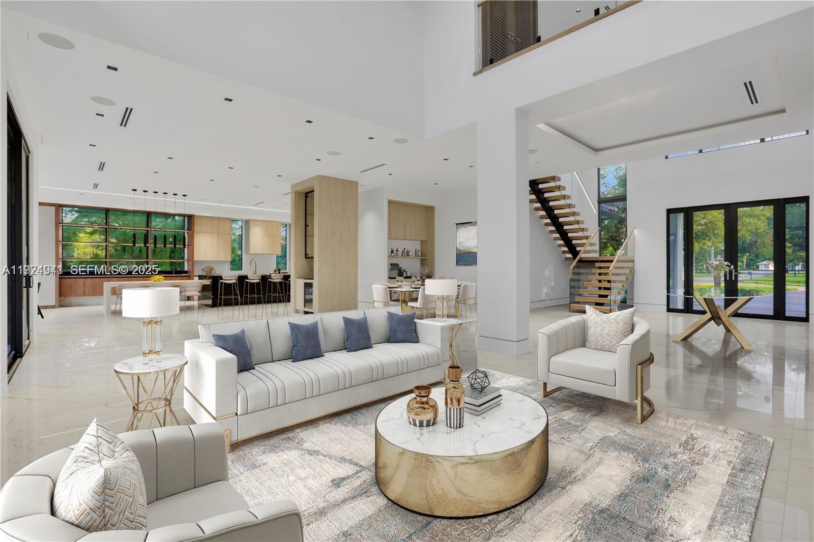 5903 Southwest 54th Court Davie, FL 33314 - Photo 23 of 47 a living room with furniture and a large window