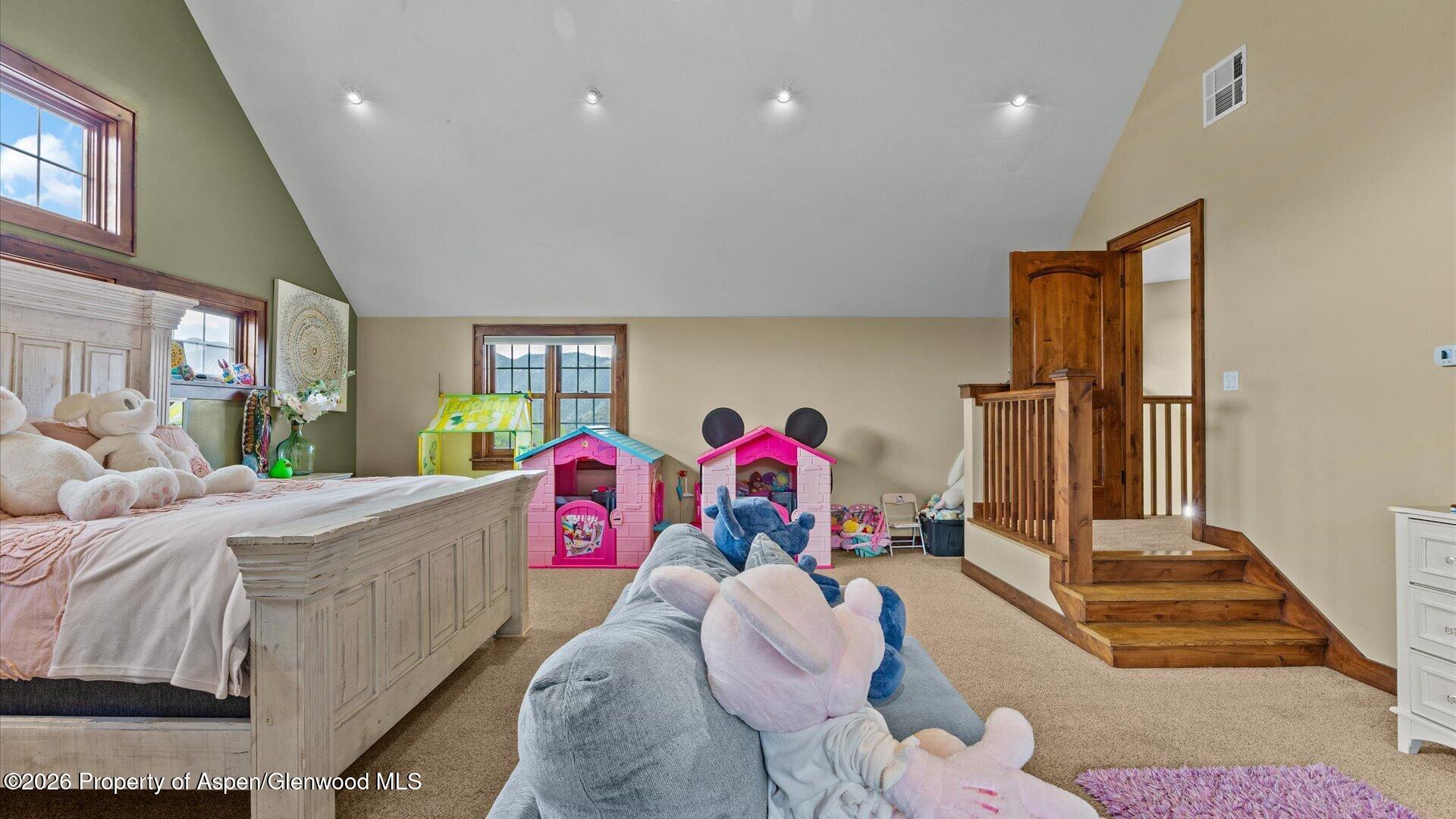 829 Ute Circle New Castle, CO 81647 - Photo 20 of 37 a bed room with a bed and a couch
