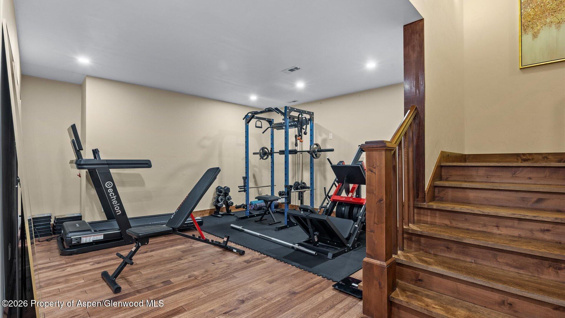 829 Ute Circle New Castle, CO 81647 - Photo 28 of 37 a view of a room with gym equipment