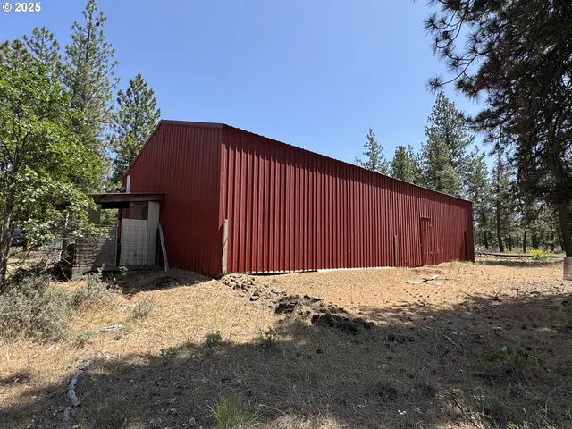 a backyard of a house